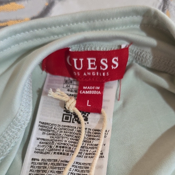Guess Mint Green Bike Shorts - Picture 5 of 8